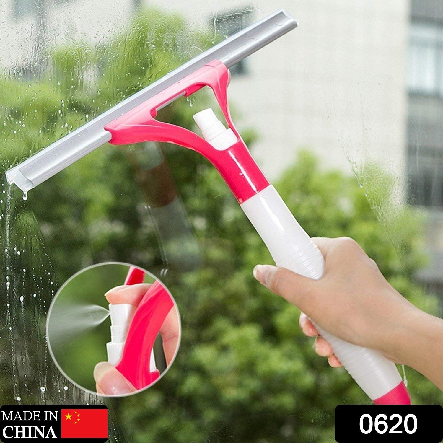 0620 Home Practical Washing brush Magic Spray type cleaning brush with Spray Bottle, glass wiper window clean shave glass sponge car window cleaning (1 Pc) 0620 Home Practical Washing brush Magic Spray type cleaning brush with Spray Bottle, glass wiper window clean shave glass sponge car window cleaning (1 Pc)